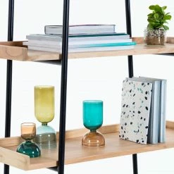 Red Living Étagère Breitbride II - Acacia massif / Métal - Acacia / Noir -loftscape Boutique 1000363950 220714 040 DETAILS P000000001000363950