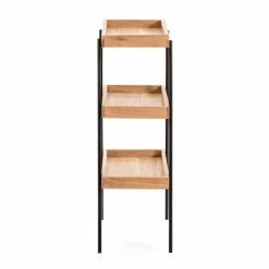 Red Living Étagère Beitbridge I - Acacia massif / Métal - Acacia / Noir -loftscape Boutique 1000363959 220714 035 DETAILS P000000001000363959