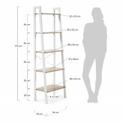 Norrwood Étagère Kalahari - Acier - Imitation chêne / Blanc 21 Norrwood Étagère Kalahari - Acier - Imitation chêne / Blanc -loftscape Boutique 1000363962 220714 500 SKETCH DETAILS P000000001000363962 sketch