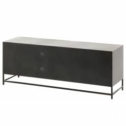 Red Living Meuble TV Kisumu - Cannage / Fer - Marron / Noir -loftscape Boutique 1000363963 220714 050 DETAILS P000000001000363963