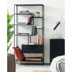 Loftscape Étagère Blackrod - Métal - Noir -loftscape Boutique 1000363964 220714 021 MOOD DETAILS P000000001000363964 mood