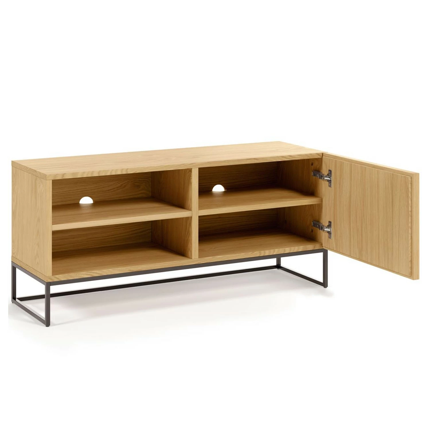 Red Living Meuble TV Tabora I - Placage en bois véritable - Chêne 8 Red Living Meuble TV Tabora I - Placage en bois véritable - Chêne – Image 6