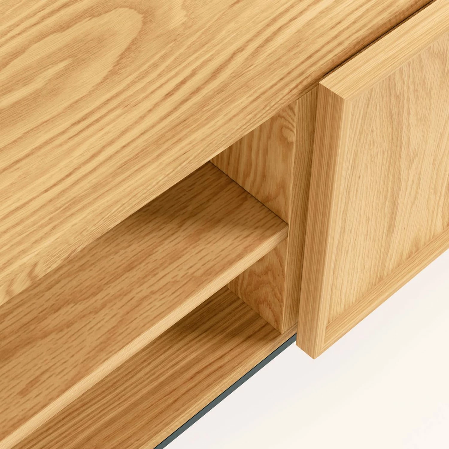 Red Living Meuble TV Tabora I - Placage en bois véritable - Chêne 9 Red Living Meuble TV Tabora I - Placage en bois véritable - Chêne – Image 7