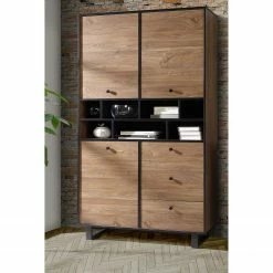 Red Living Buffet haut Trylith - Imitation chêne rustique / Noir 14 Red Living Buffet haut Trylith - Imitation chêne rustique / Noir -loftscape Boutique 1000364610 220719 020 MOOD DETAILS P000000001000364610 mood