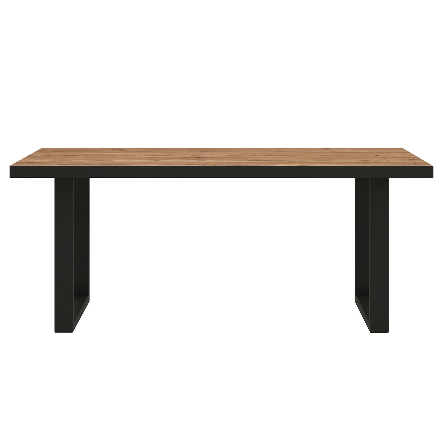 Red Living Table basse Trylith - Imitation chêne rustique / Noir 6 Red Living Table basse Trylith - Imitation chêne rustique / Noir – Image 4