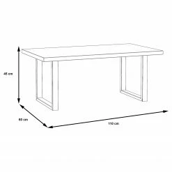 Red Living Table basse Trylith - Imitation chêne rustique / Noir 12 Red Living Table basse Trylith - Imitation chêne rustique / Noir -loftscape Boutique 1000364611 220719 500 SKETCH DETAILS P000000001000364611 sketch