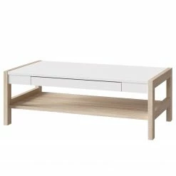 Loftscape Table basse Thurles - Imitation chêne Sonoma / Blanc