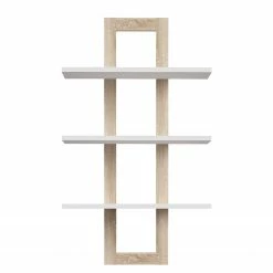 Loftscape Étagère murale Thurles - Imitation chêne Sonoma / Blanc -loftscape Boutique 1000364875 220722 030 DETAILS P000000001000364875