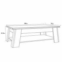 Loftscape Table basse Camolin - Imitation chêne 7 Loftscape Table basse Camolin - Imitation chêne -loftscape Boutique 1000364883 220722 500 SKETCH DETAILS P000000001000364883 sketch