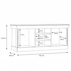 Ridgevalley Meuble TV Boolamore - Imitation chêne 13 Ridgevalley Meuble TV Boolamore - Imitation chêne -loftscape Boutique 1000364887 220722 501 SKETCH DETAILS P000000001000364887 sketch