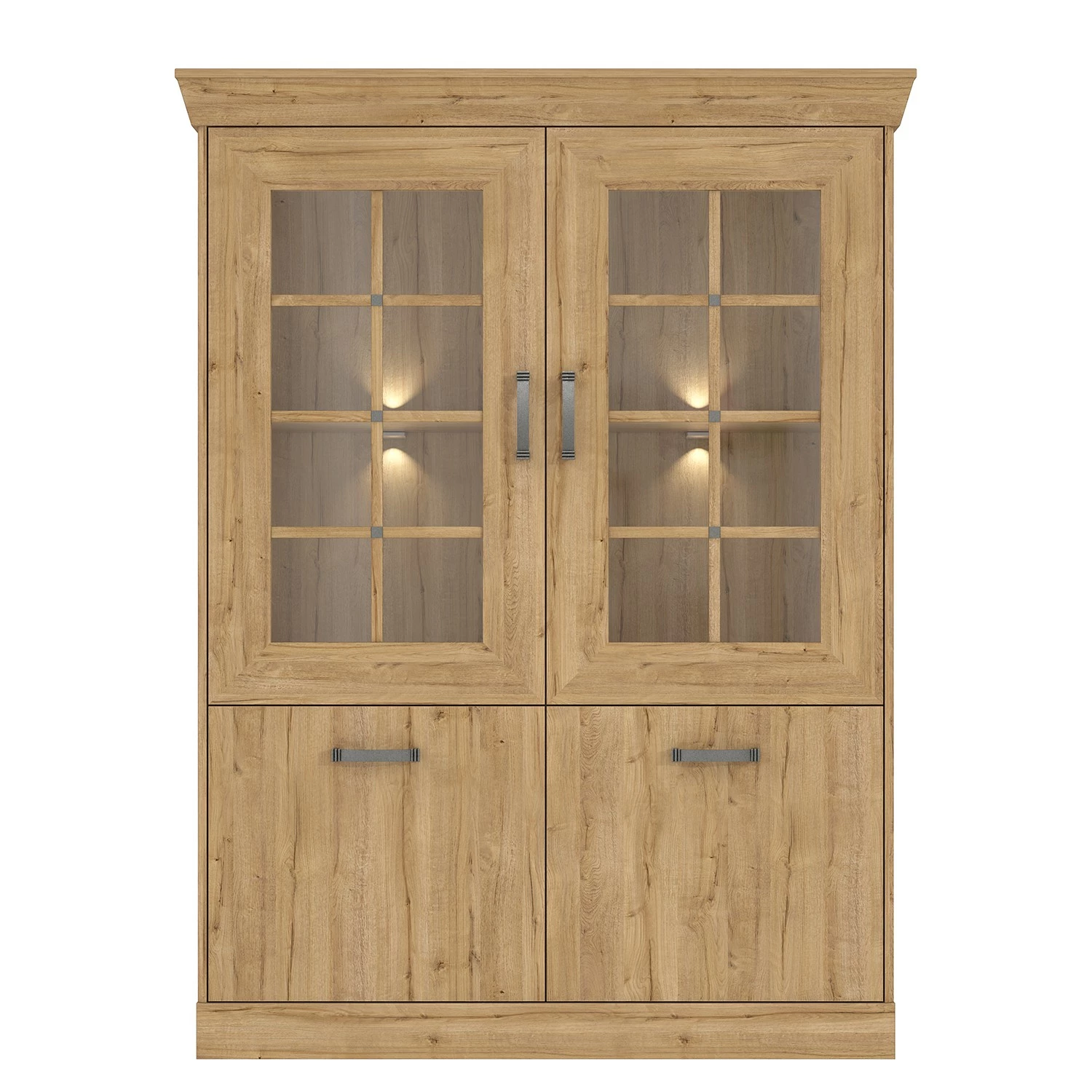 Ridgevalley Vitrine Boolamore I - Imitation chêne 4 Ridgevalley Vitrine Boolamore I - Imitation chêne – Image 2