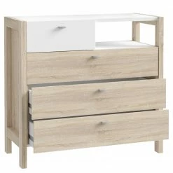 Loftscape Buffet Thurles II - Imitation chêne Sonoma / Blanc -loftscape Boutique 1000364902 220722 031 DETAILS P000000001000364902