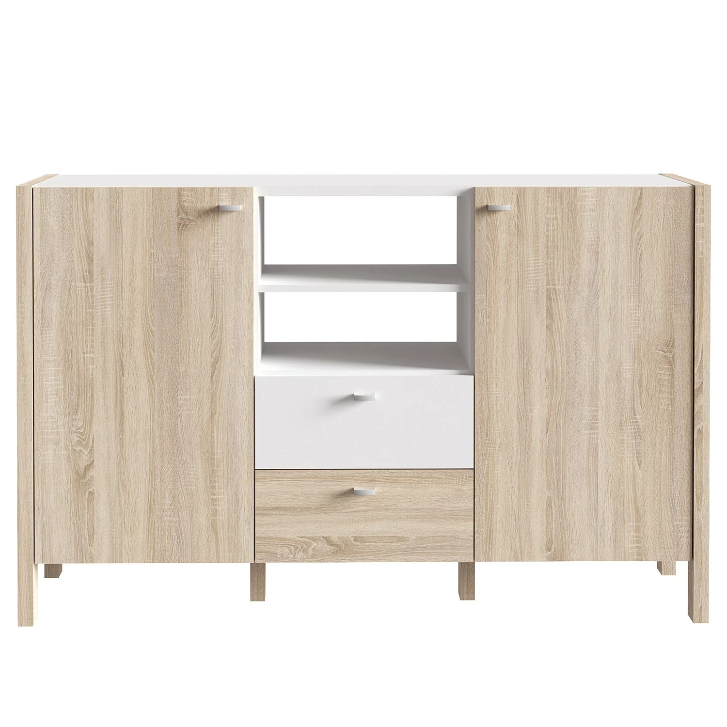 Loftscape Buffet Thurles I - Imitation chêne Sonoma / Blanc 5 Loftscape Buffet Thurles I - Imitation chêne Sonoma / Blanc – Image 3