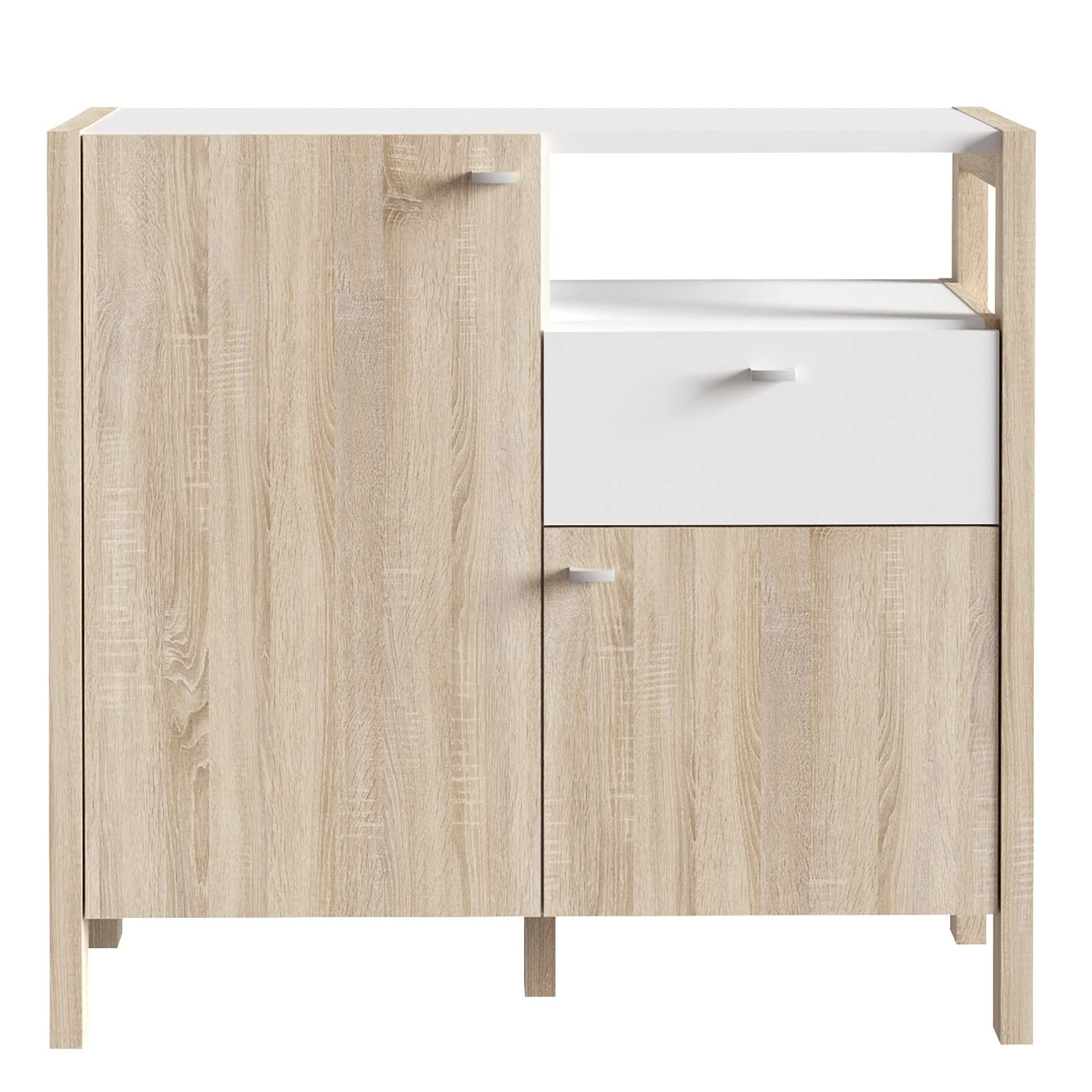 Loftscape Buffet Thurles I - Imitation chêne Sonoma / Blanc 5 Loftscape Buffet Thurles I - Imitation chêne Sonoma / Blanc – Image 3