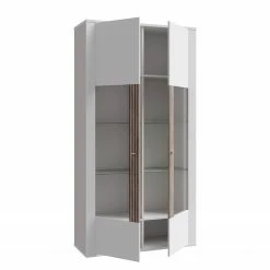 Loftscape Vitrine Millquarter II - Blanc / Imitation chêne clair 16 Loftscape Vitrine Millquarter II - Blanc / Imitation chêne clair -loftscape Boutique 1000364906 220722 031 DETAILS P000000001000364906