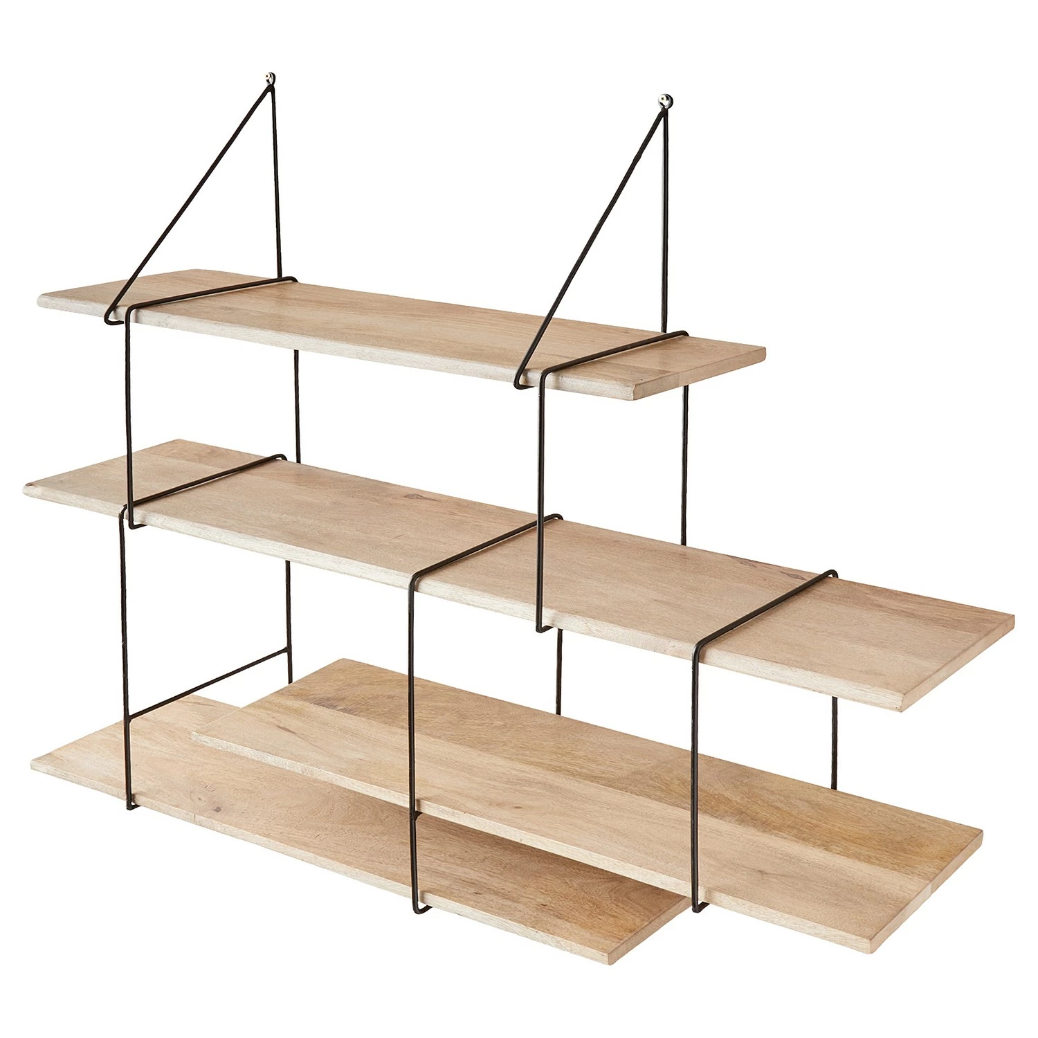 Butlers Étagère murale LIMBO - Chêne massif / Aluminium - Noir / Naturel 3 Butlers Étagère murale LIMBO - Chêne massif / Aluminium - Noir / Naturel