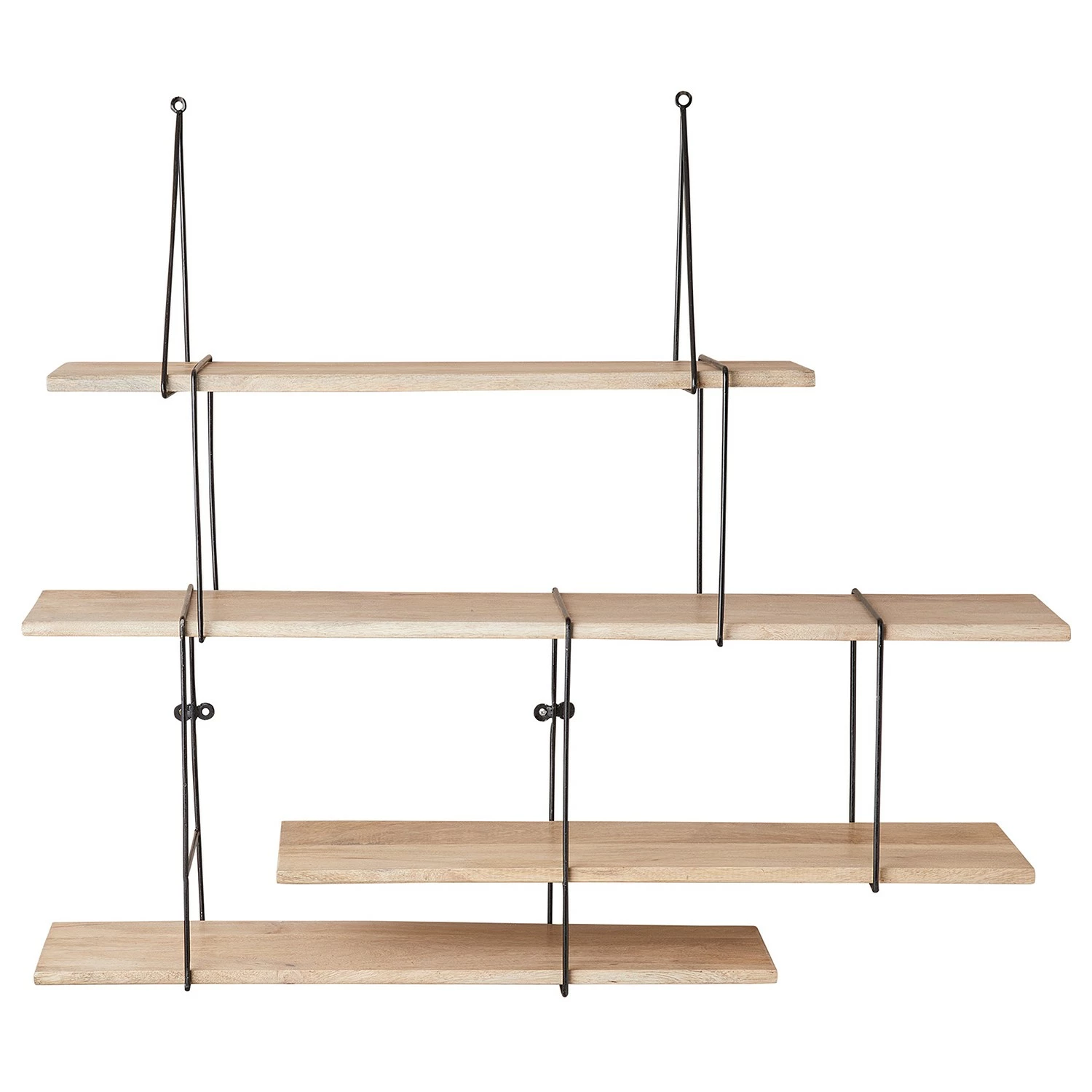 Butlers Étagère murale LIMBO - Chêne massif / Aluminium - Noir / Naturel 7 Butlers Étagère murale LIMBO - Chêne massif / Aluminium - Noir / Naturel – Image 5