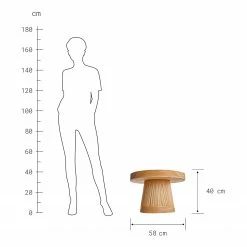 Butlers Table basse BOHO LOUNGE II - Rotin - Naturel -loftscape Boutique 1000365691 220728 500 SKETCH DETAILS P000000001000365691 sketch