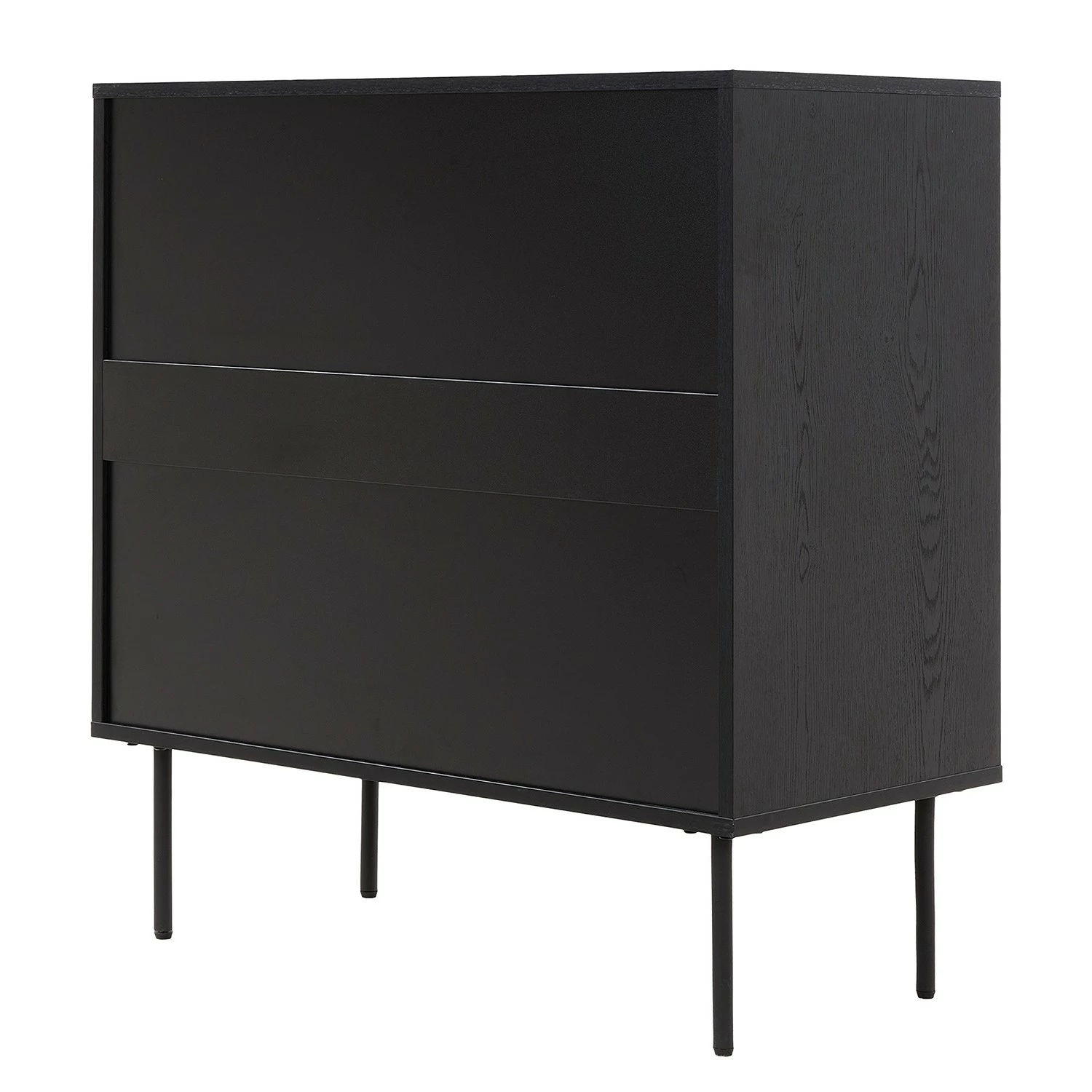 Butlers Commode MODERNIST - Placage chêne / Aluminium - Noir / Naturel 8 Butlers Commode MODERNIST - Placage chêne / Aluminium - Noir / Naturel – Image 6