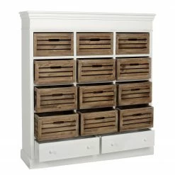 Butlers Étagère CAMPAGNE - Plaqué paulownia - Blanc -loftscape Boutique 1000365698 220728 030 DETAILS P000000001000365698