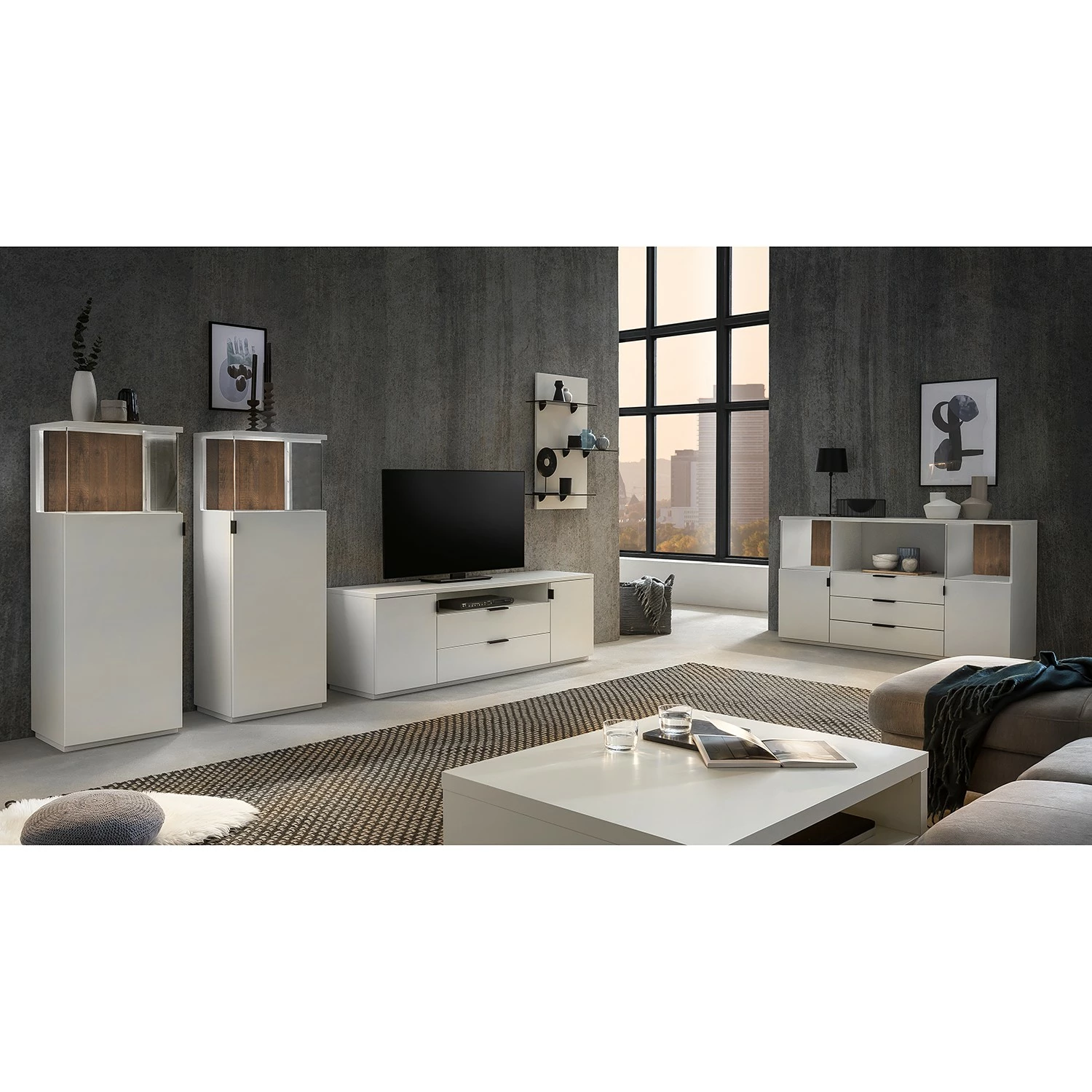 Loftscape Étagère murale Belo - Blanc 4 Loftscape Étagère murale Belo - Blanc – Image 2