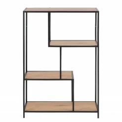 Red Living Étagère Coogee I - Imitation chêne / Noir - Hauteur : 114 cm -loftscape Boutique actona 02 11 2017 wohnen 114 cm 5006844