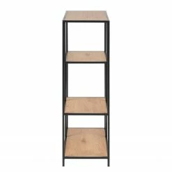 Red Living Étagère Coogee I - Imitation chêne / Noir - Hauteur : 114 cm -loftscape Boutique actona 02 11 2017 wohnen 114 cm 5006848