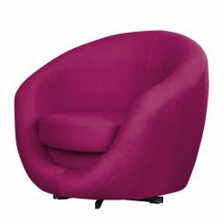 Fredriks Fauteuil pivotant Marvin - Tissu rose