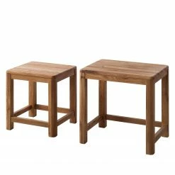 Ars Natura Table d’appoint Anamur (2er-Set) - Chêne 14 Ars Natura Table d’appoint Anamur (2er-Set) - Chêne -loftscape Boutique beistelltisch anamur 2er set wildeiche massiv 4726464