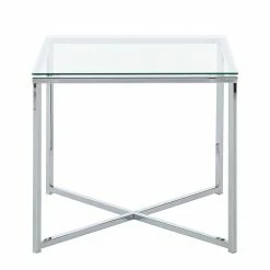 Fredriks Table d'appoint Cross - Verre clair, carrée 11 Fredriks Table d'appoint Cross - Verre clair, carrée -loftscape Boutique beistelltisch cross glas klar eckig 427361