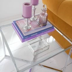 Fredriks Table d'appoint Cross - Verre clair, carrée 12 Fredriks Table d'appoint Cross - Verre clair, carrée -loftscape Boutique beistelltisch cross glas klar eckig 5157968