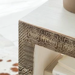 Wolf-Möbel Table d’appoint Goa White - Multicolore -loftscape Boutique beistelltisch goa white mehrfarbig 4028300