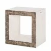 Wolf-Möbel Table d’appoint Goa White - Multicolore