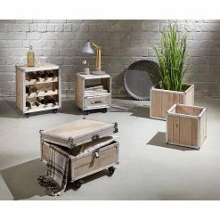 Ars manufacti Bouts de canapé Palmori (lot de 2) - Pin massif / Aluminium 14 Ars manufacti Bouts de canapé Palmori (lot de 2) - Pin massif / Aluminium -loftscape Boutique beistelltisch palmori 2er set kiefer massiv aluminium 4239164