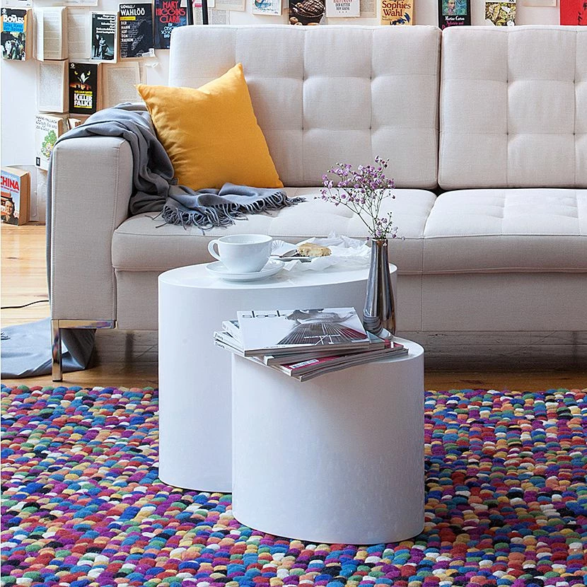 Fredriks Tables d’appoint Elipse - Blanc brillant 4 Fredriks Tables d’appoint Elipse - Blanc brillant – Image 2