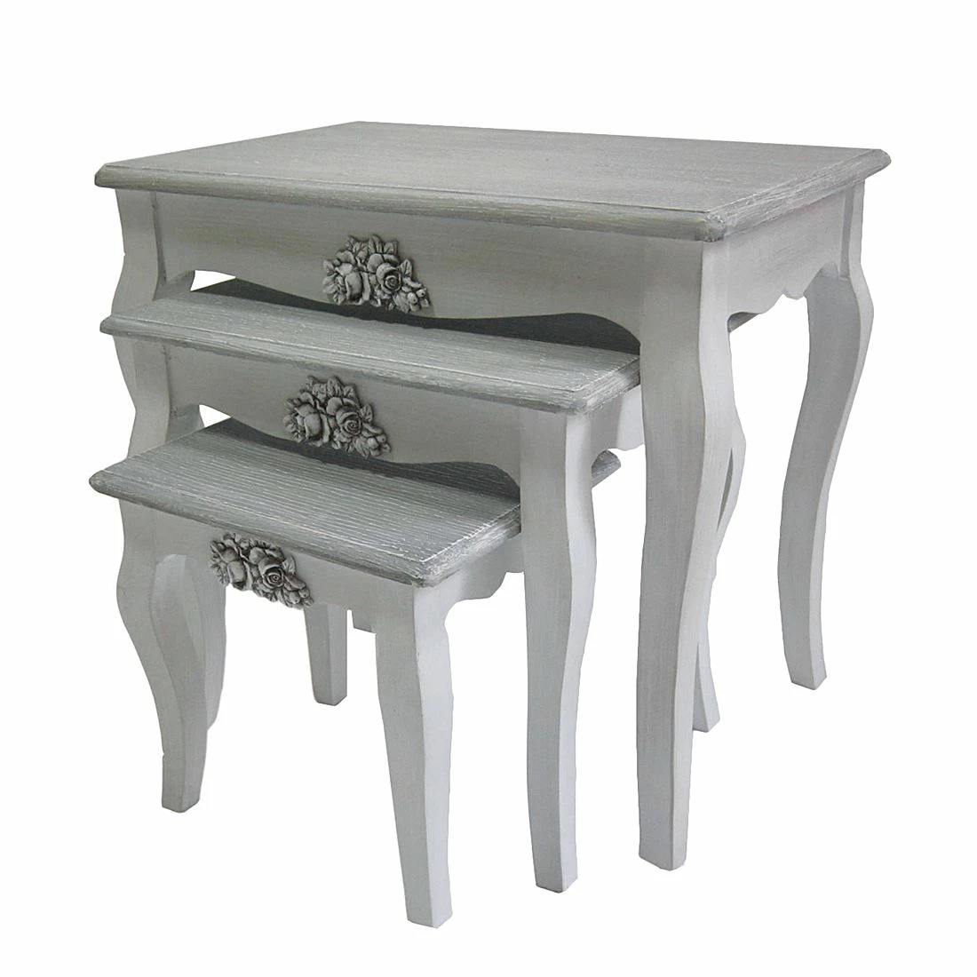 Maison Belfort Tables d'appoint Middlefield - 3 éléments - Paulownia partiellement massif 3 Maison Belfort Tables d'appoint Middlefield - 3 éléments - Paulownia partiellement massif