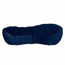Jack & Alice Grand canapé Blair - Microfibre bleu -loftscape Boutique bigsofa blair microfaser blau 297155