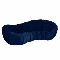 Jack & Alice Grand canapé Blair - Microfibre bleu -loftscape Boutique bigsofa blair microfaser blau 297157