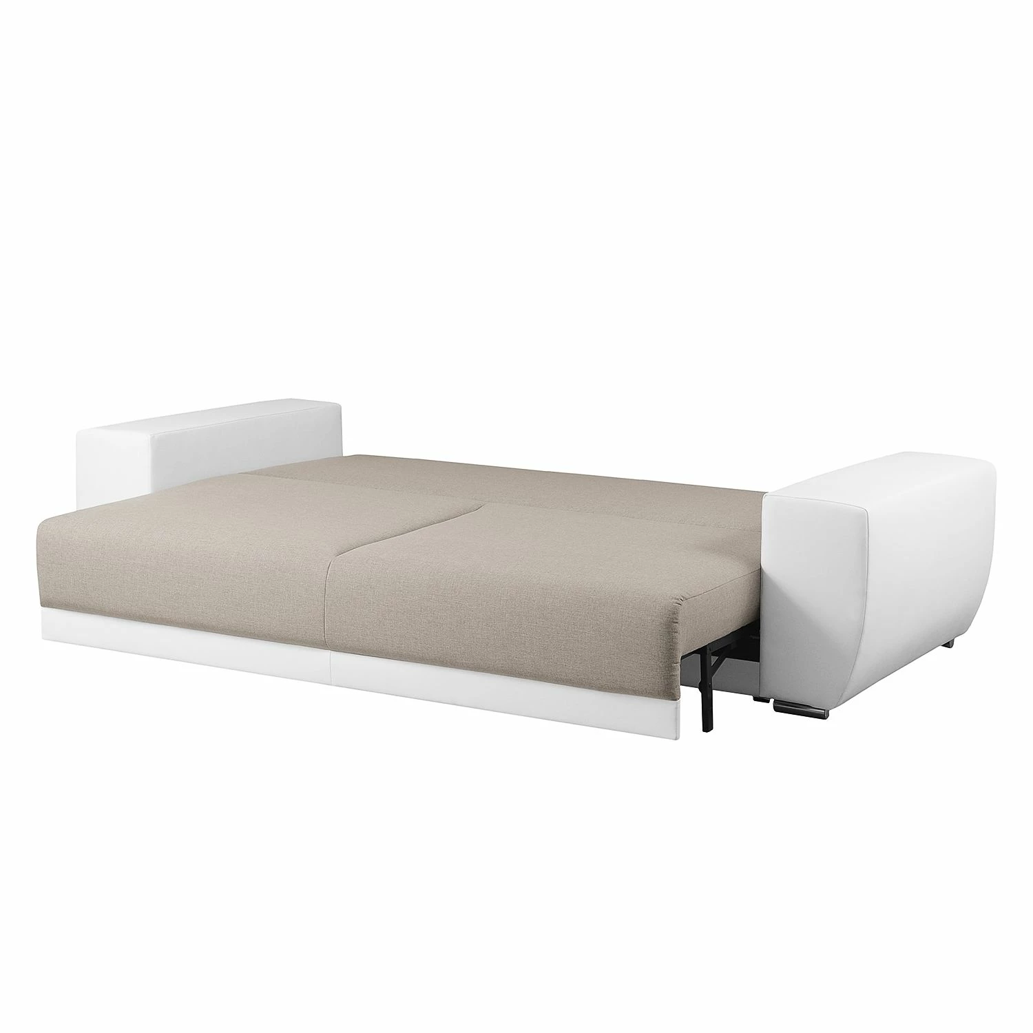 Roomscape Grand canapé Cubba (convertible) - Blanc / Cappuccino 4 Roomscape Grand canapé Cubba (convertible) - Blanc / Cappuccino – Image 2