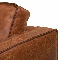 Ars manufacti Canapé 3 places FORT DODGE - Aspect cuir vieilli - Microfibre Yaka: Cognac 25 Ars manufacti Canapé 3 places FORT DODGE - Aspect cuir vieilli - Microfibre Yaka: Cognac -loftscape Boutique bigsofa fort dodge antiklederlook cognac 4669568 1
