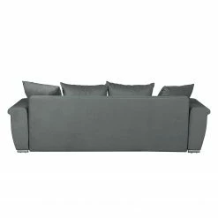 Fredriks Grand canapé Manville (convertible) - Microfibre - Noir / Gris -loftscape Boutique bigsofa manville mit schlaffunktion microfaser schwarz grau 4094576