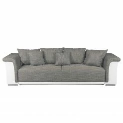 Roomscape Grand canapé Rockypoint (convertible) - Blanc / Gris 11 Roomscape Grand canapé Rockypoint (convertible) - Blanc / Gris -loftscape Boutique bigsofa rockypoint mit schlaffunktion kunstleder strukturstoff weiss grau 4097332