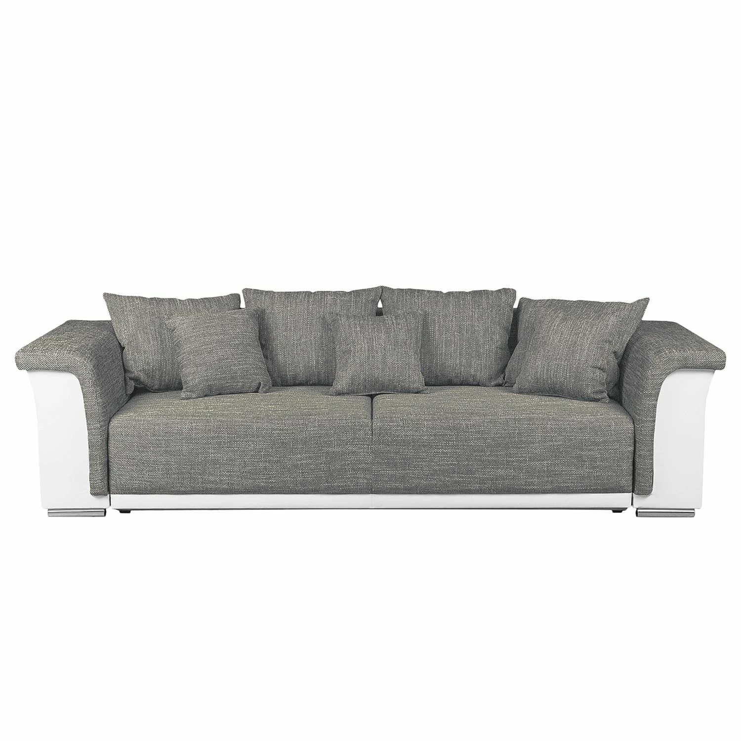 Roomscape Grand canapé Rockypoint (convertible) - Blanc / Gris 5 Roomscape Grand canapé Rockypoint (convertible) - Blanc / Gris – Image 3