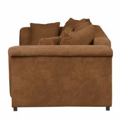 Ars Natura Grand Canapé Rockypoint (convertible) - Cognac -loftscape Boutique bigsofa rockypoint mit schlaffunktion microfaser cognac 4278432