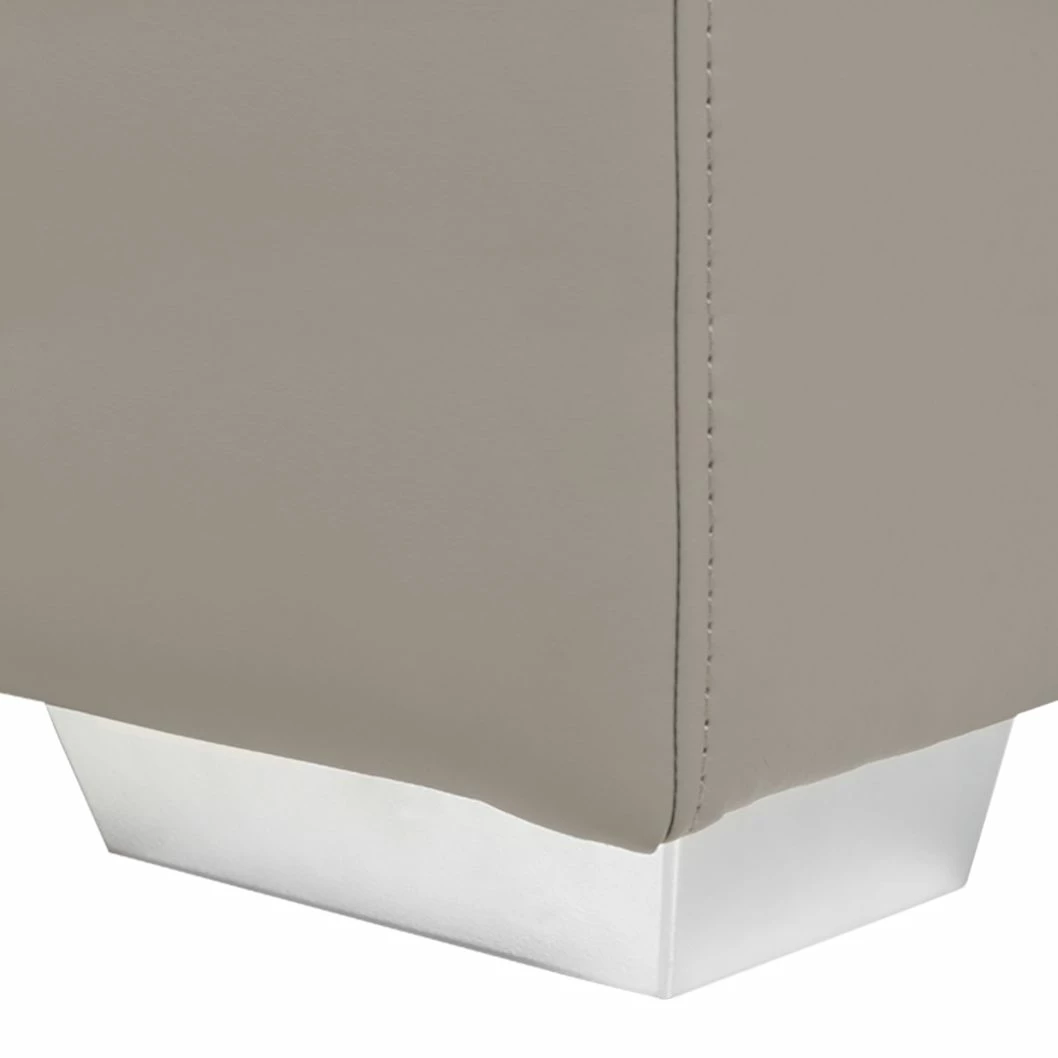 Fredriks Grand canapé Truman - Imitation cuir / Velours taupe 10 Fredriks Grand canapé Truman - Imitation cuir / Velours taupe – Image 8