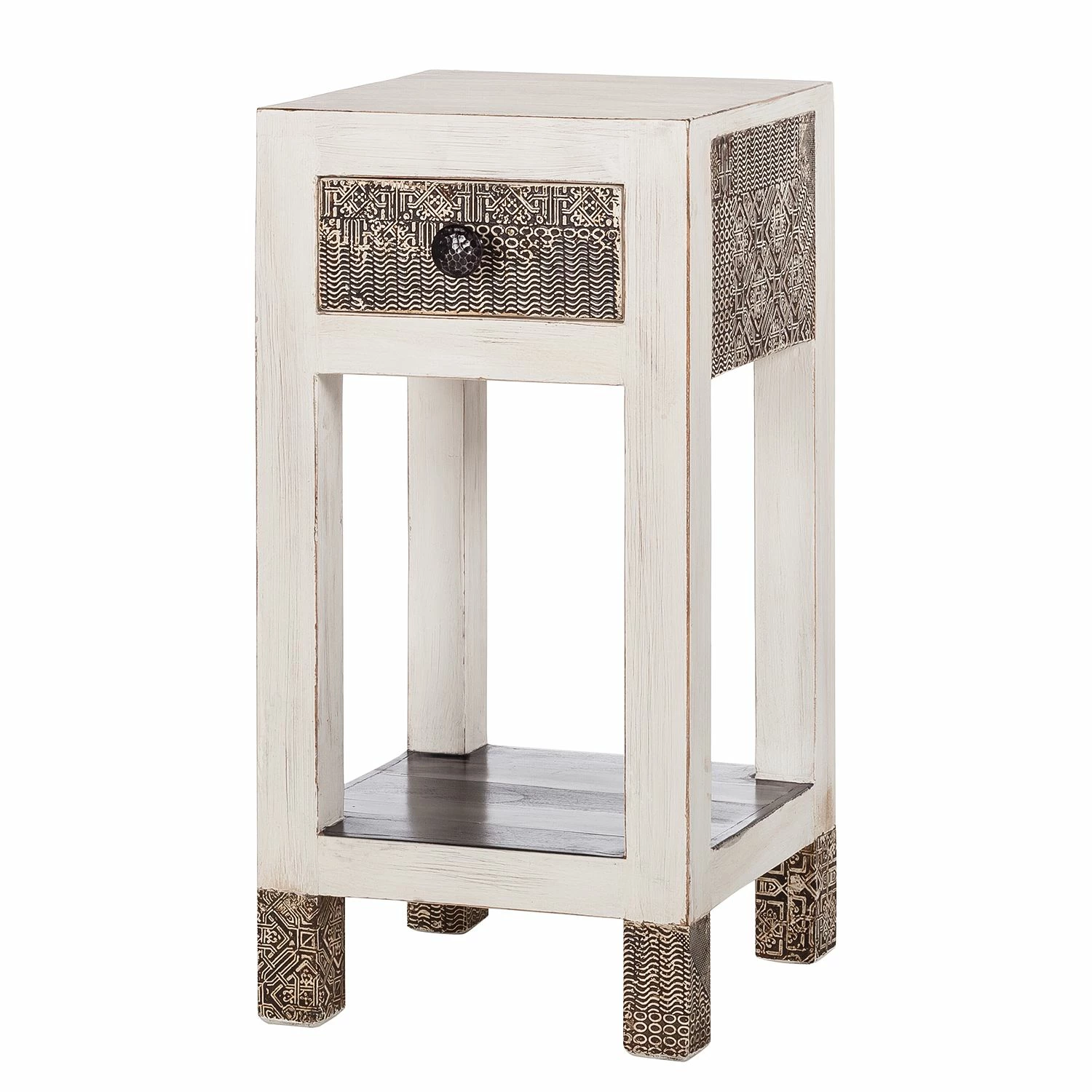 Wolf-Möbel Table d'appointGoa White - Multicolore 3 Wolf-Möbel Table d'appointGoa White - Multicolore