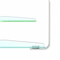 Jahnke Support TV CU-MR (avec éclairage) - Aluminium / Verre - Largeur : 114 cm -loftscape Boutique breite 110 cm 407418