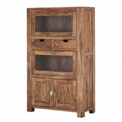 Wolf-Möbel Vaisselier Yoga - Sheesham massif - Naturel