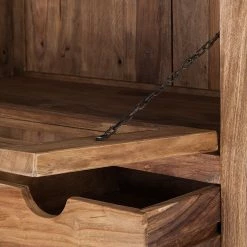 Wolf-Möbel Vaisselier Yoga - Sheesham massif - Naturel -loftscape Boutique brotschrank yoga sheesham massiv natur 1428610