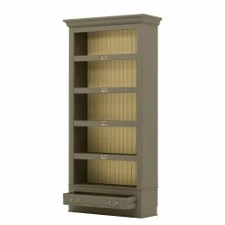 Maison Belfort Bibliothèque Azjana II - Granite / Pin crème